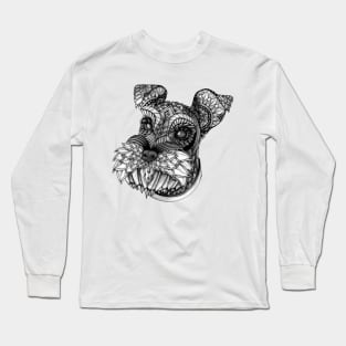 Ornate Schnauzer Long Sleeve T-Shirt